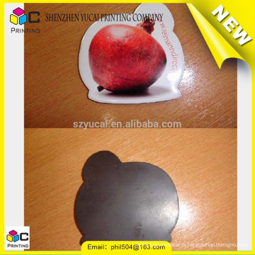 Good quality fruit and vegetable fridge magnets and plastic magnet sticker